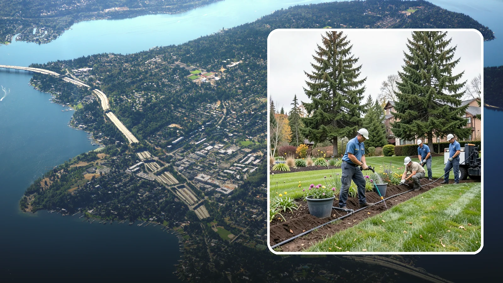 Drip Irrigation Installation in Mercer Island, King County, WA - Efficient drip irrigation that delivers water straight to plant roots in beds, gardens, and containers.