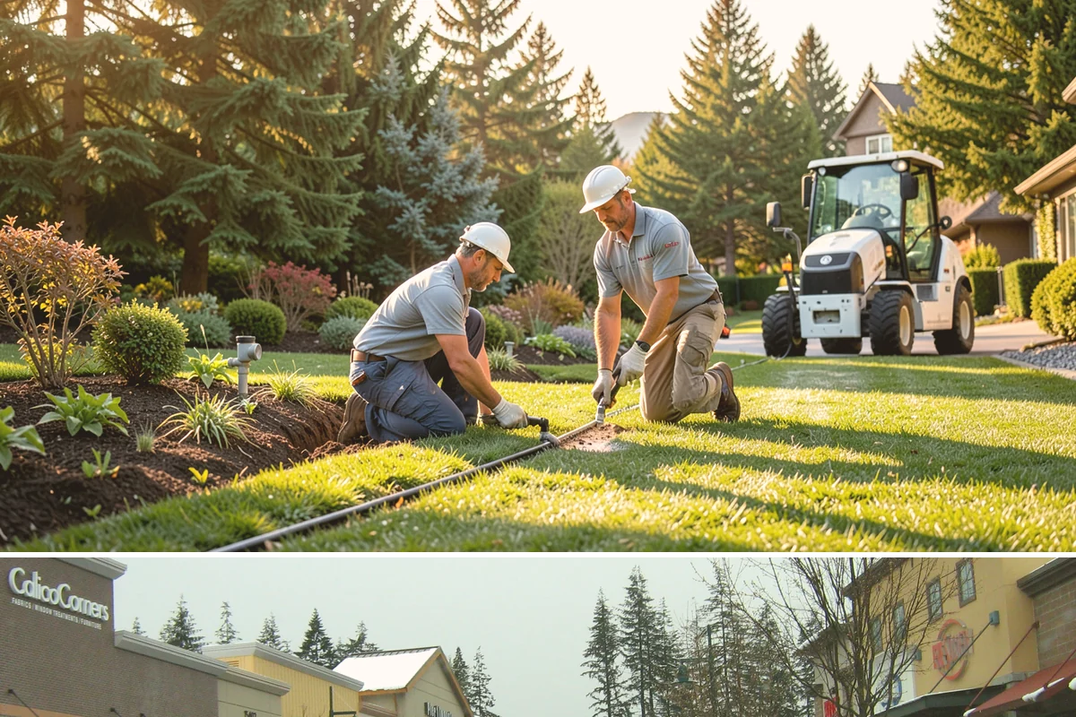 Drip Irrigation Installation in Mill Creek, Snohomish County, WA - Best installed spring through early fall.