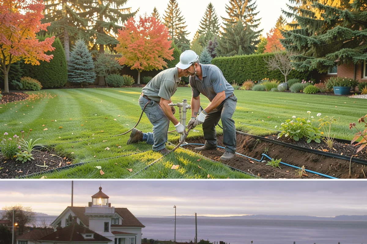 Drip Irrigation Installation in Mukilteo, Snohomish County, WA - Best installed spring through early fall.