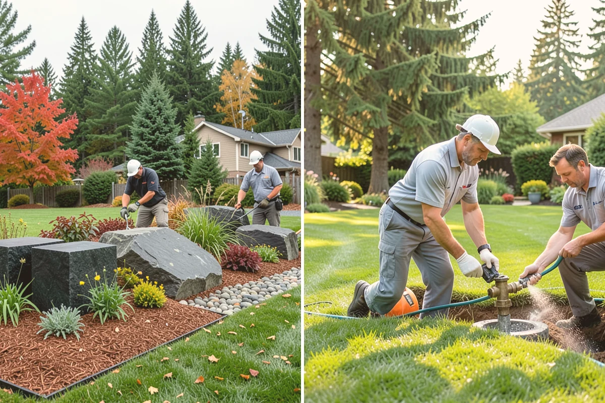 Drip Irrigation Installation in Newcastle, King County, WA - Assess beds and plant water needs