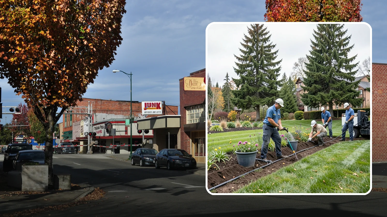 Drip Irrigation Installation in Puyallup, Pierce County, WA - Efficient drip irrigation that delivers water straight to plant roots in beds, gardens, and containers.