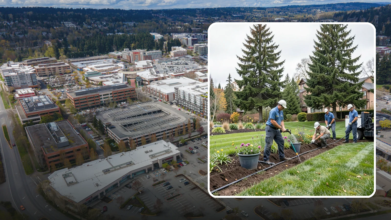 Drip Irrigation Installation in Redmond, King County, WA - Efficient drip irrigation that delivers water straight to plant roots in beds, gardens, and containers.