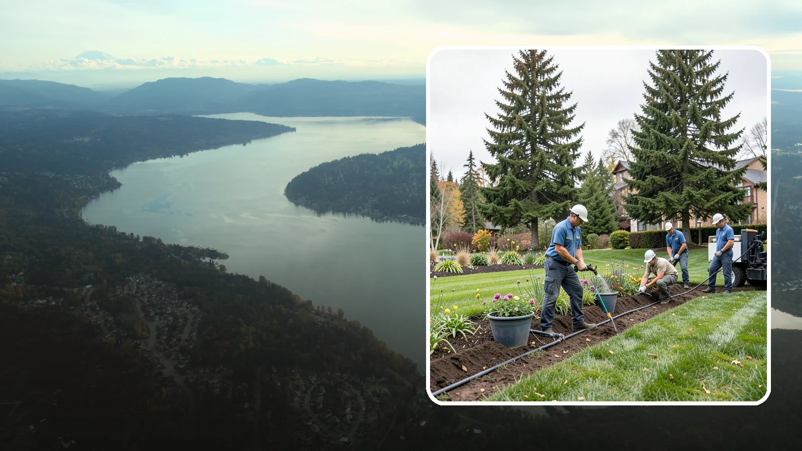 Drip Irrigation Installation in Sammamish, King County, WA - Efficient drip irrigation that delivers water straight to plant roots in beds, gardens, and containers.
