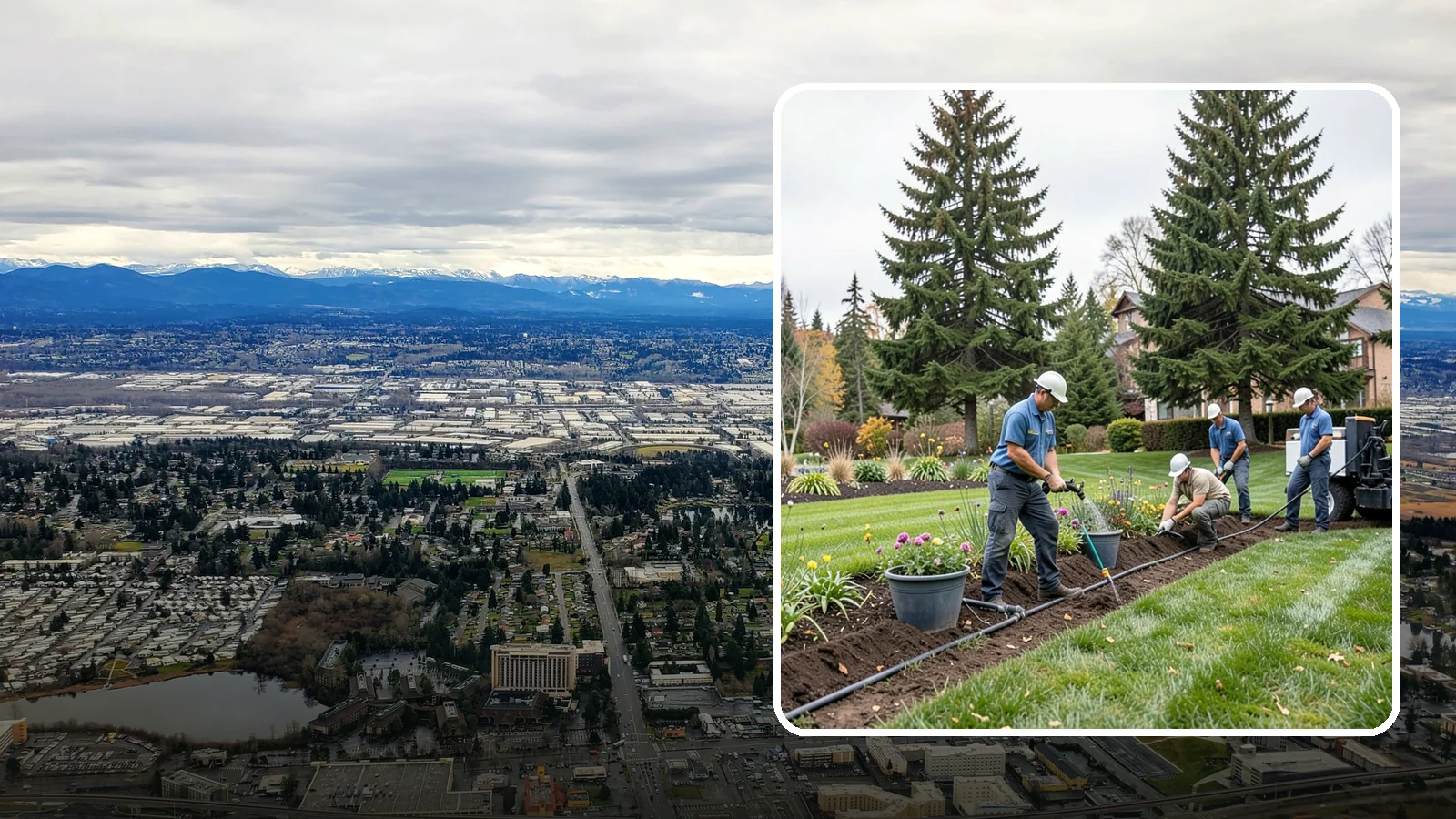 Drip Irrigation Installation in SeaTac, King County, WA - Efficient drip irrigation that delivers water straight to plant roots in beds, gardens, and containers.