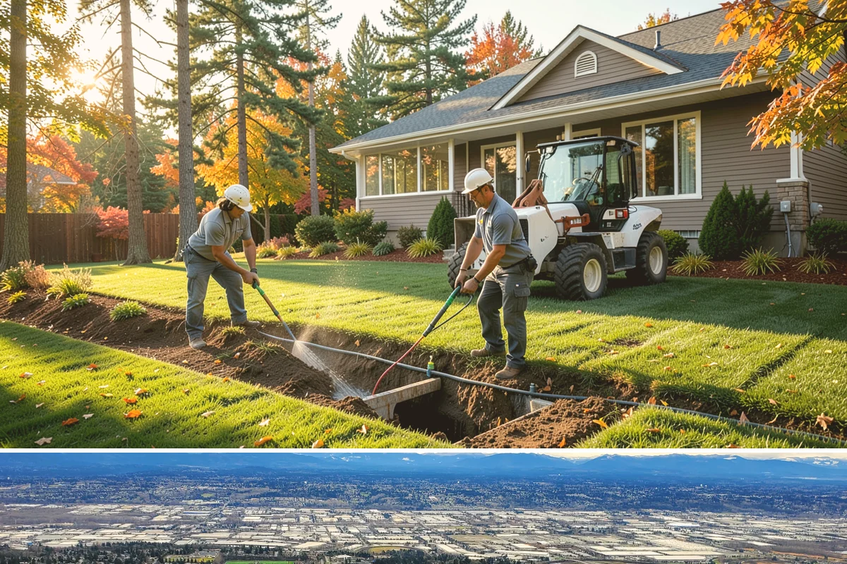 Drip Irrigation Installation in SeaTac, King County, WA - Best installed spring through early fall.