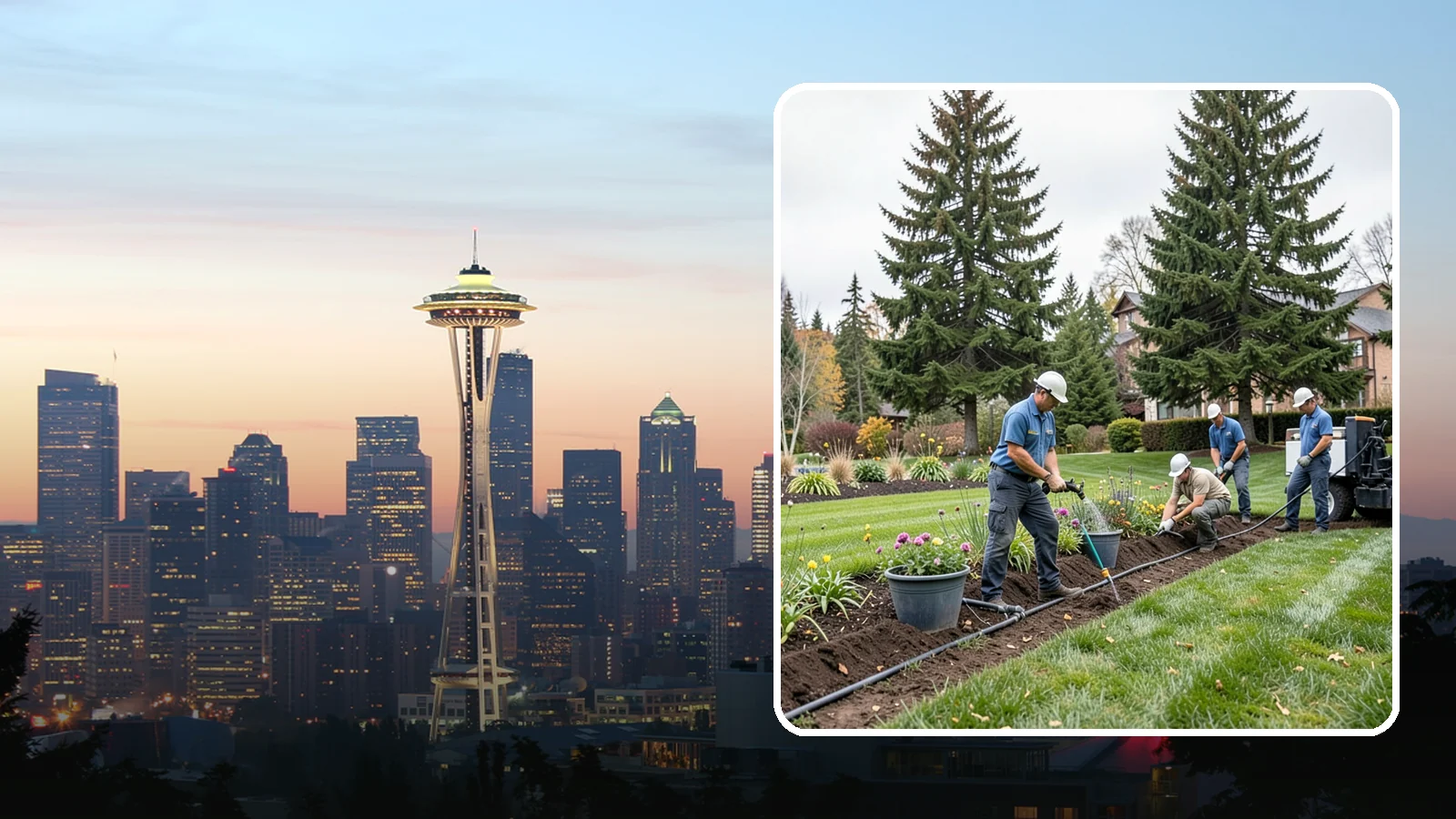 Drip Irrigation Installation in Seattle, King County, WA - Efficient drip irrigation that delivers water straight to plant roots in beds, gardens, and containers.