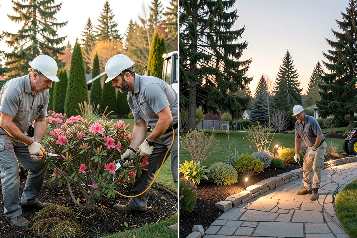 Drip Irrigation Installation in Snoqualmie, King County, WA - Assess beds and plant water needs