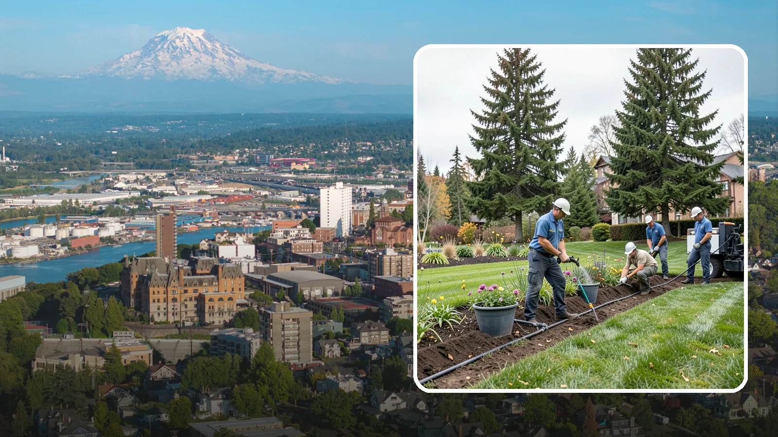 Drip Irrigation Installation in Tacoma, Pierce County, WA - Efficient drip irrigation that delivers water straight to plant roots in beds, gardens, and containers.