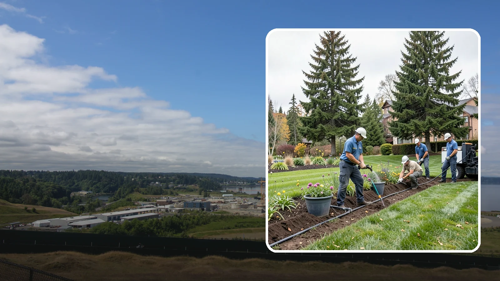Drip Irrigation Installation in University Place, Pierce County, WA - Efficient drip irrigation that delivers water straight to plant roots in beds, gardens, and containers.