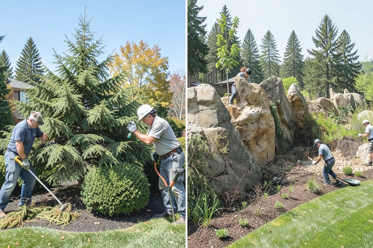 Drip Irrigation Installation in Woodinville, King County, WA - Assess beds and plant water needs