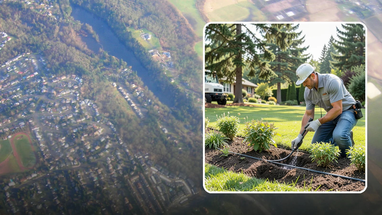 Drip Irrigation Repair in Algona, King County, WA - We repair clogged, cut, or leaking drip lines and emitters so your garden beds and shrubs get precise, water-efficient hydration.