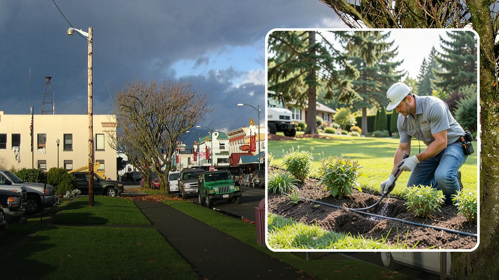 Drip Irrigation Repair in Arlington, Snohomish County, WA - We repair clogged, cut, or leaking drip lines and emitters so your garden beds and shrubs get precise, water-efficient hydration.