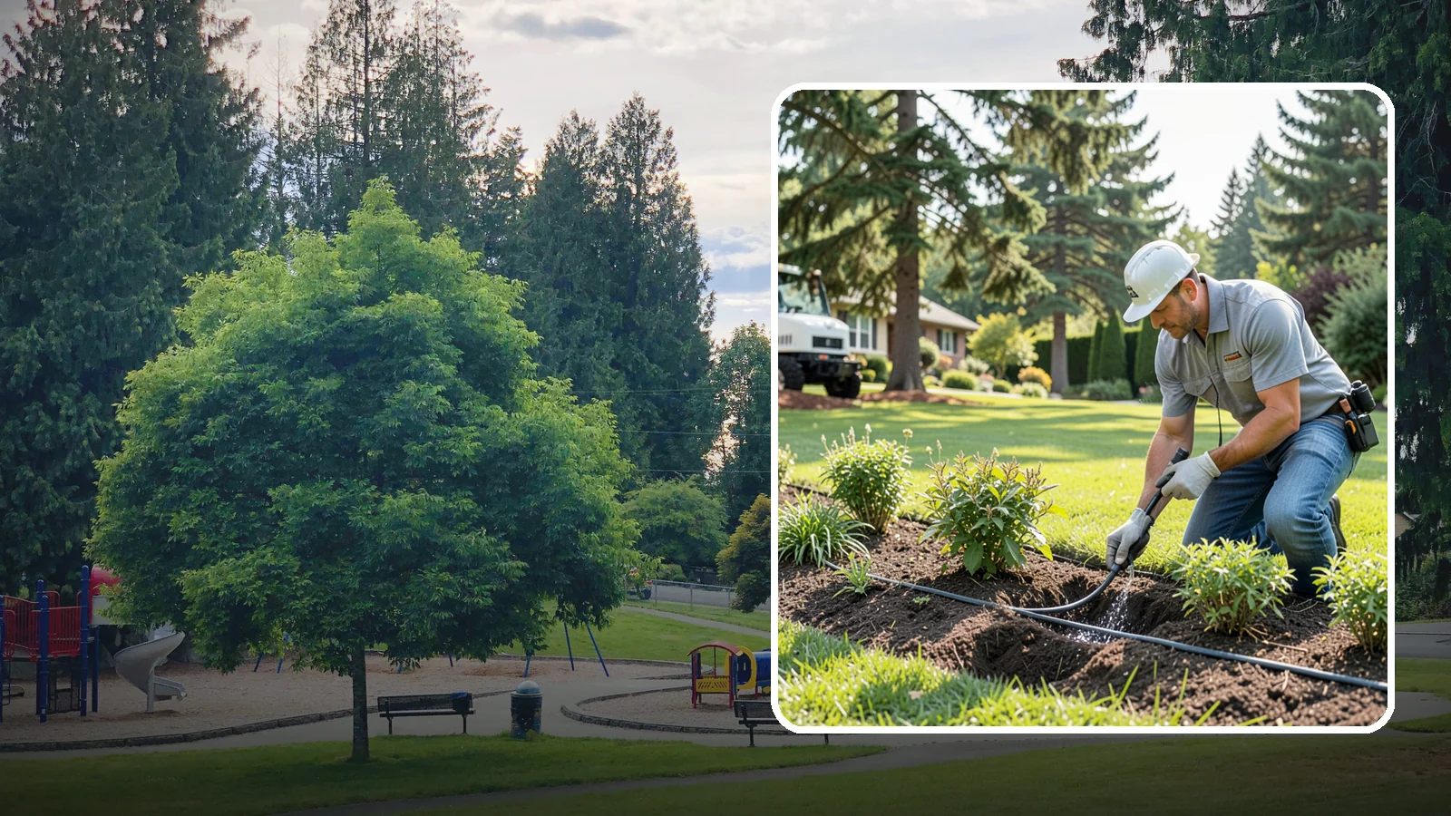 Drip Irrigation Repair in Bonney Lake, Pierce County, WA - We repair clogged, cut, or leaking drip lines and emitters so your garden beds and shrubs get precise, water-efficient hydration.