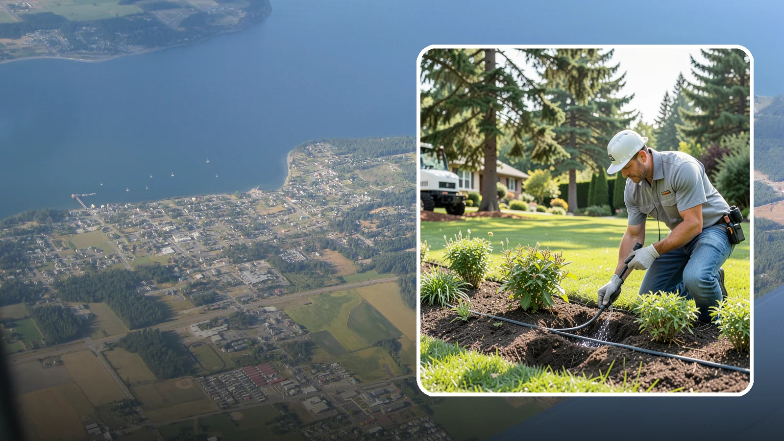 Drip Irrigation Repair in Coupeville, Island County, WA - We repair clogged, cut, or leaking drip lines and emitters so your garden beds and shrubs get precise, water-efficient hydration.