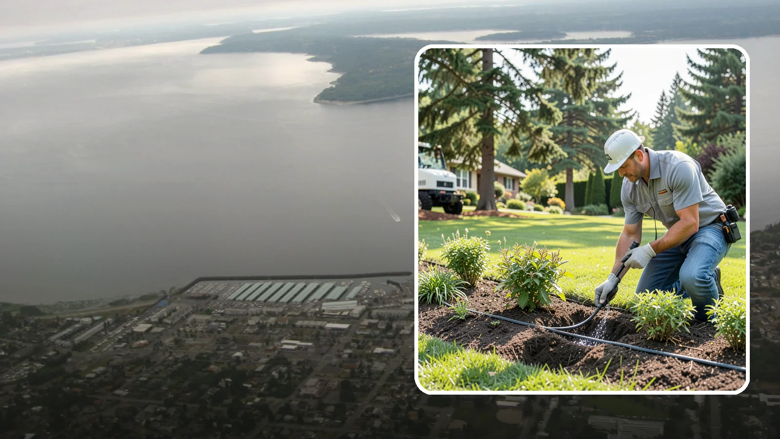 Drip Irrigation Repair in Des Moines, King County, WA - We repair clogged, cut, or leaking drip lines and emitters so your garden beds and shrubs get precise, water-efficient hydration.