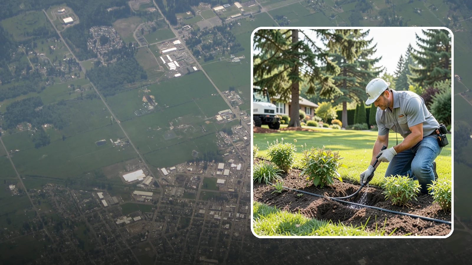 Drip Irrigation Repair in Enumclaw, King County, WA - We repair clogged, cut, or leaking drip lines and emitters so your garden beds and shrubs get precise, water-efficient hydration.