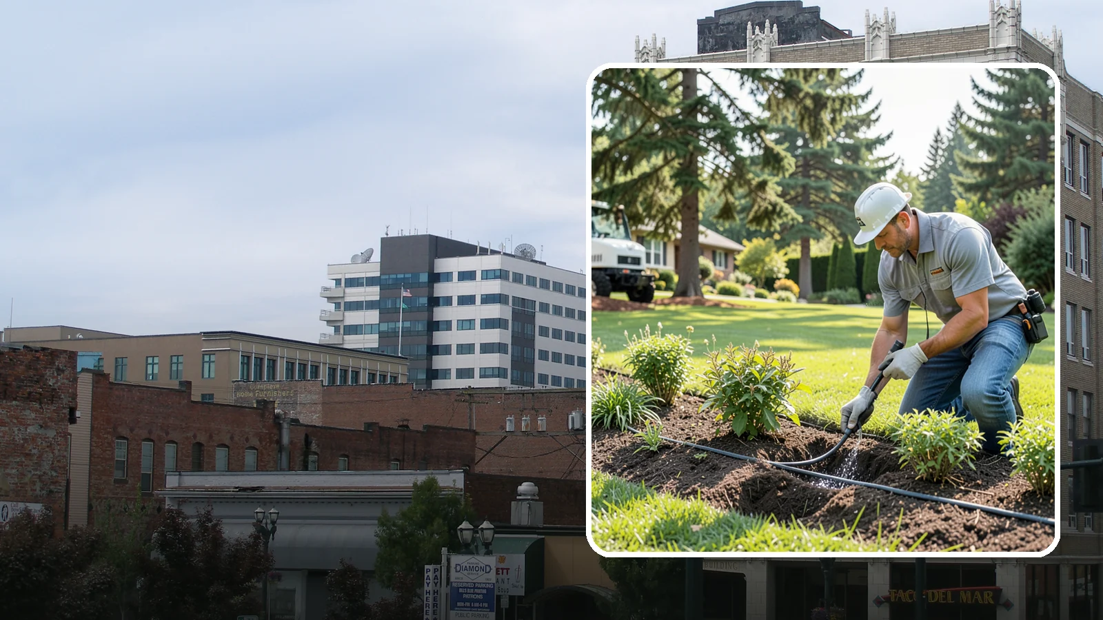 Drip Irrigation Repair in Everett, Snohomish County, WA - We repair clogged, cut, or leaking drip lines and emitters so your garden beds and shrubs get precise, water-efficient hydration.