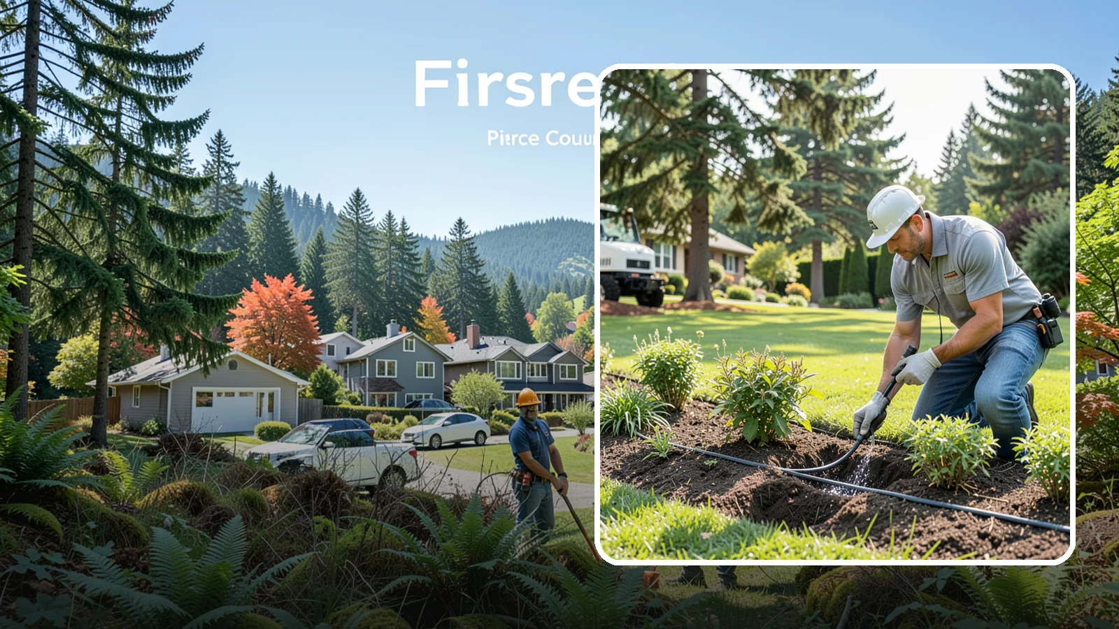 Drip Irrigation Repair in Fircrest, Pierce County, WA - We repair clogged, cut, or leaking drip lines and emitters so your garden beds and shrubs get precise, water-efficient hydration.