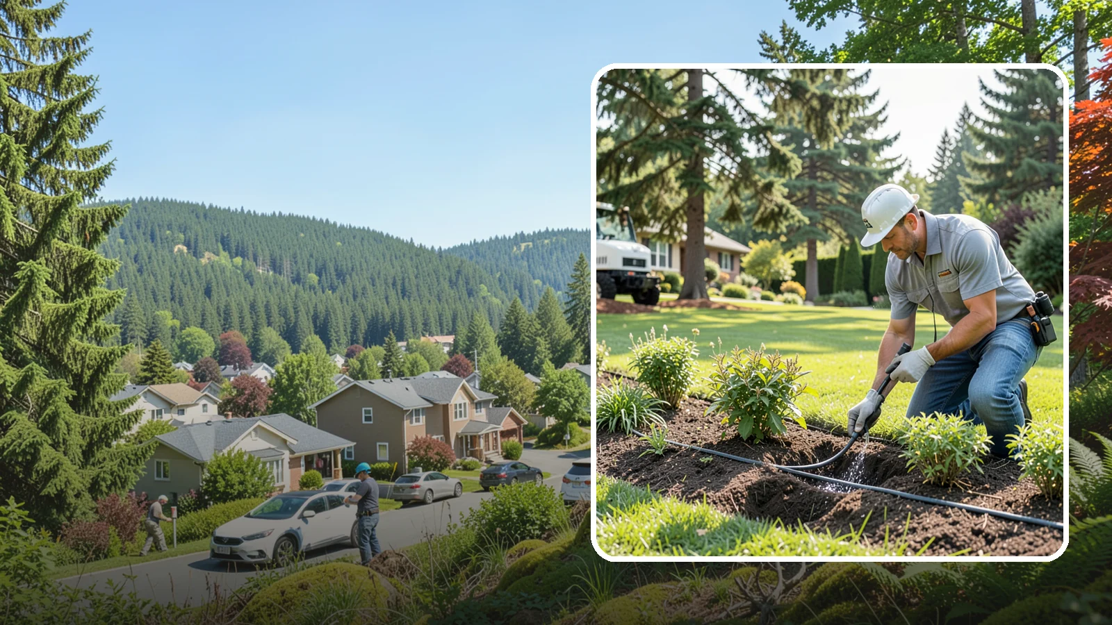 Drip Irrigation Repair in Index, Snohomish County, WA - We repair clogged, cut, or leaking drip lines and emitters so your garden beds and shrubs get precise, water-efficient hydration.