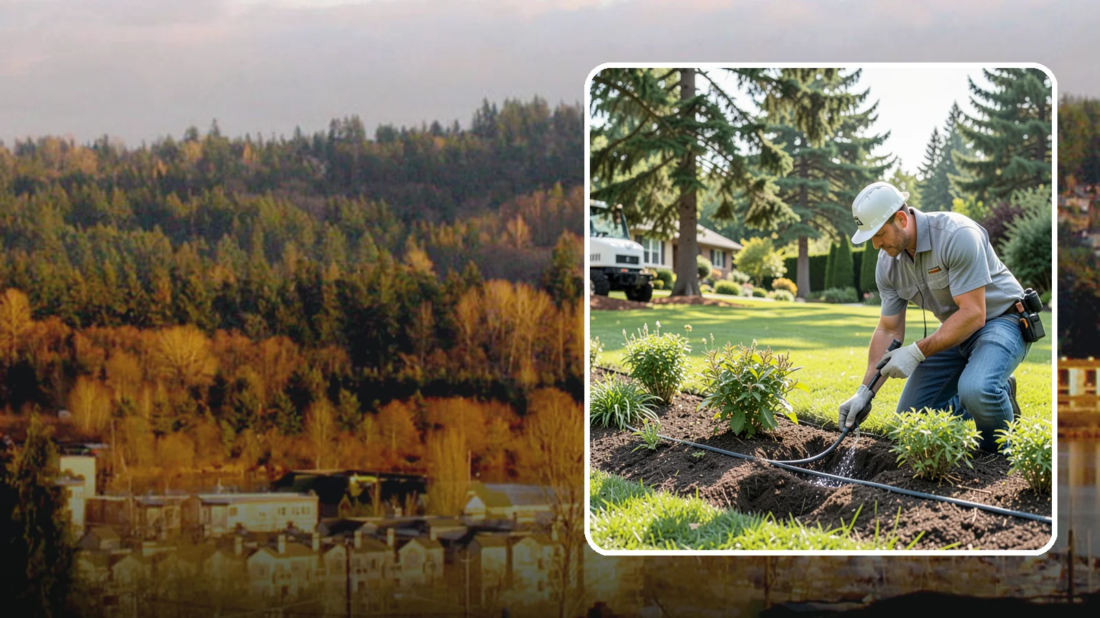 Drip Irrigation Repair in Kenmore, King County, WA - We repair clogged, cut, or leaking drip lines and emitters so your garden beds and shrubs get precise, water-efficient hydration.