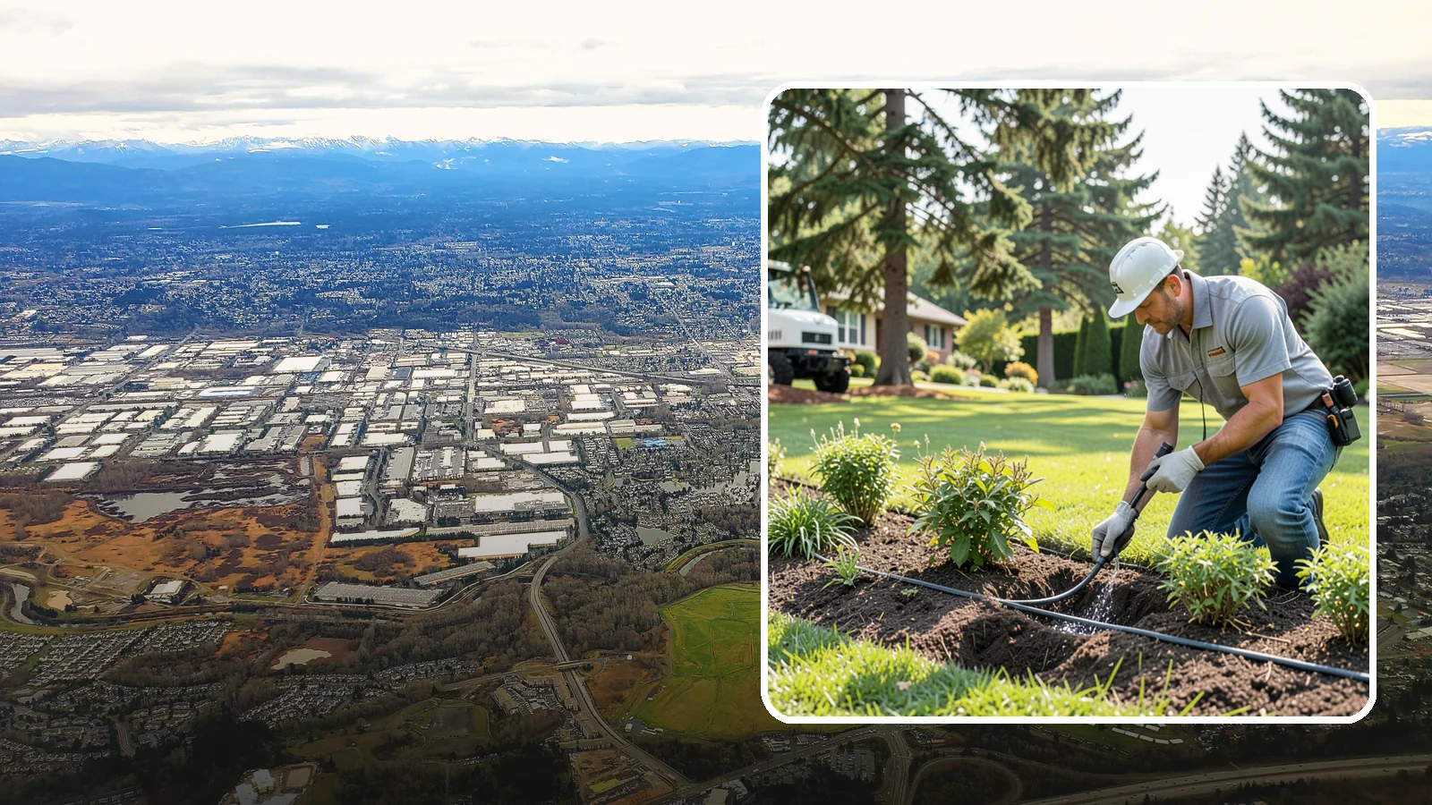 Drip Irrigation Repair in Kent, King County, WA - We repair clogged, cut, or leaking drip lines and emitters so your garden beds and shrubs get precise, water-efficient hydration.