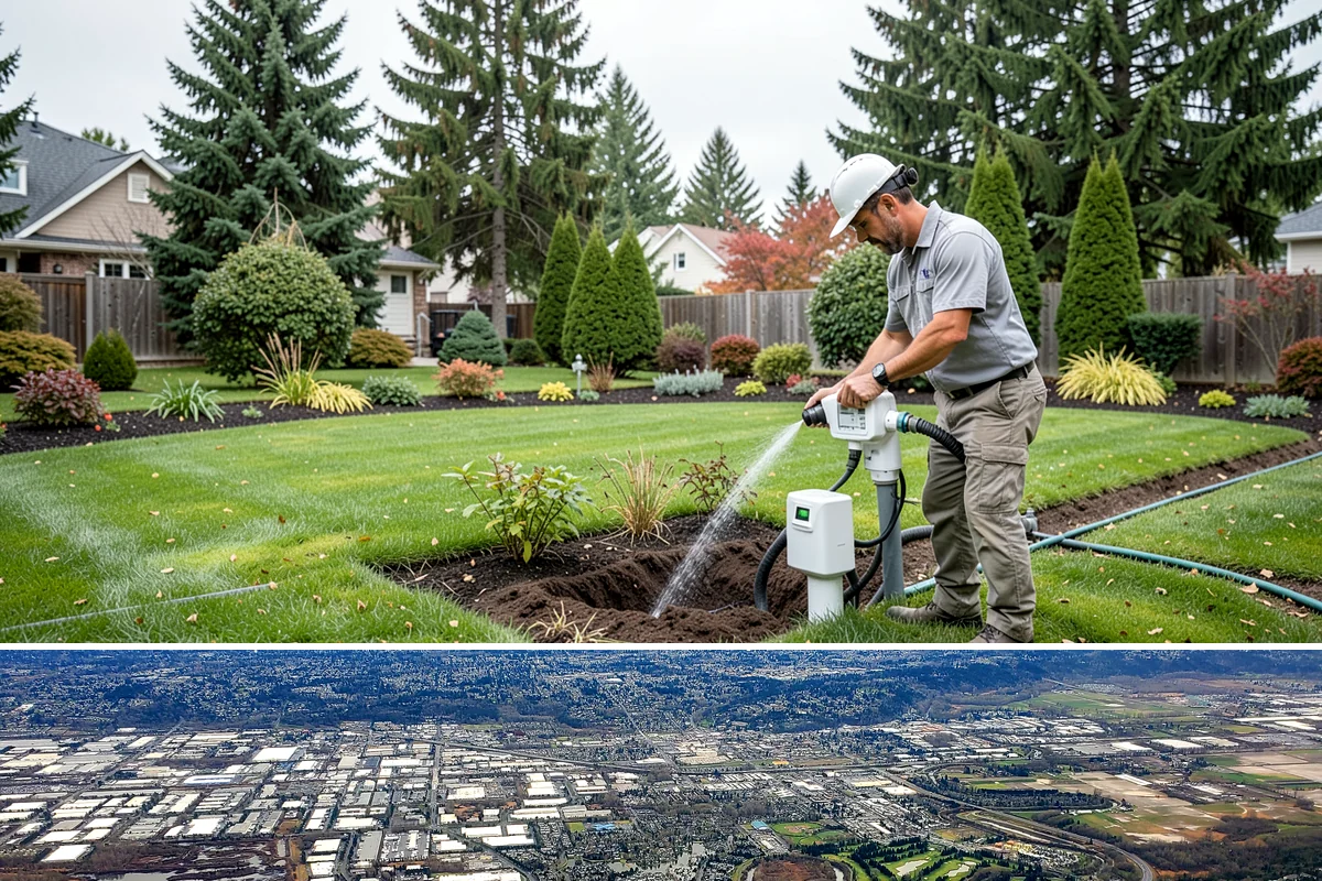 Drip Irrigation Repair in Kent, King County, WA - Repair in spring as beds are planted and again mid-summer when dry weather exposes weak-flowing emitters.