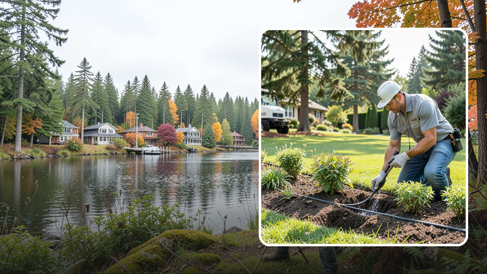 Drip Irrigation Repair in La Conner, Skagit County, WA - We repair clogged, cut, or leaking drip lines and emitters so your garden beds and shrubs get precise, water-efficient hydration.