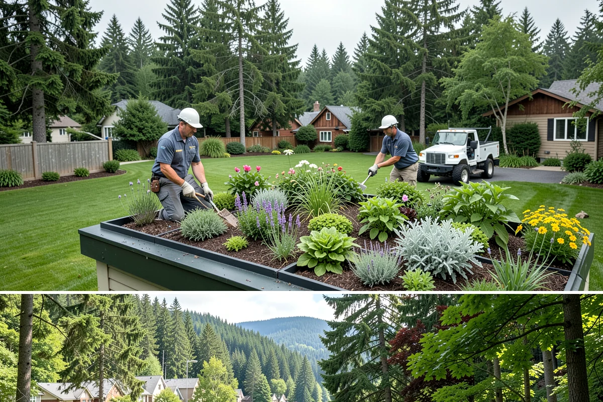 Drip Irrigation Repair in Lake Forest Park, King County, WA - Repair in spring as beds are planted and again mid-summer when dry weather exposes weak-flowing emitters.