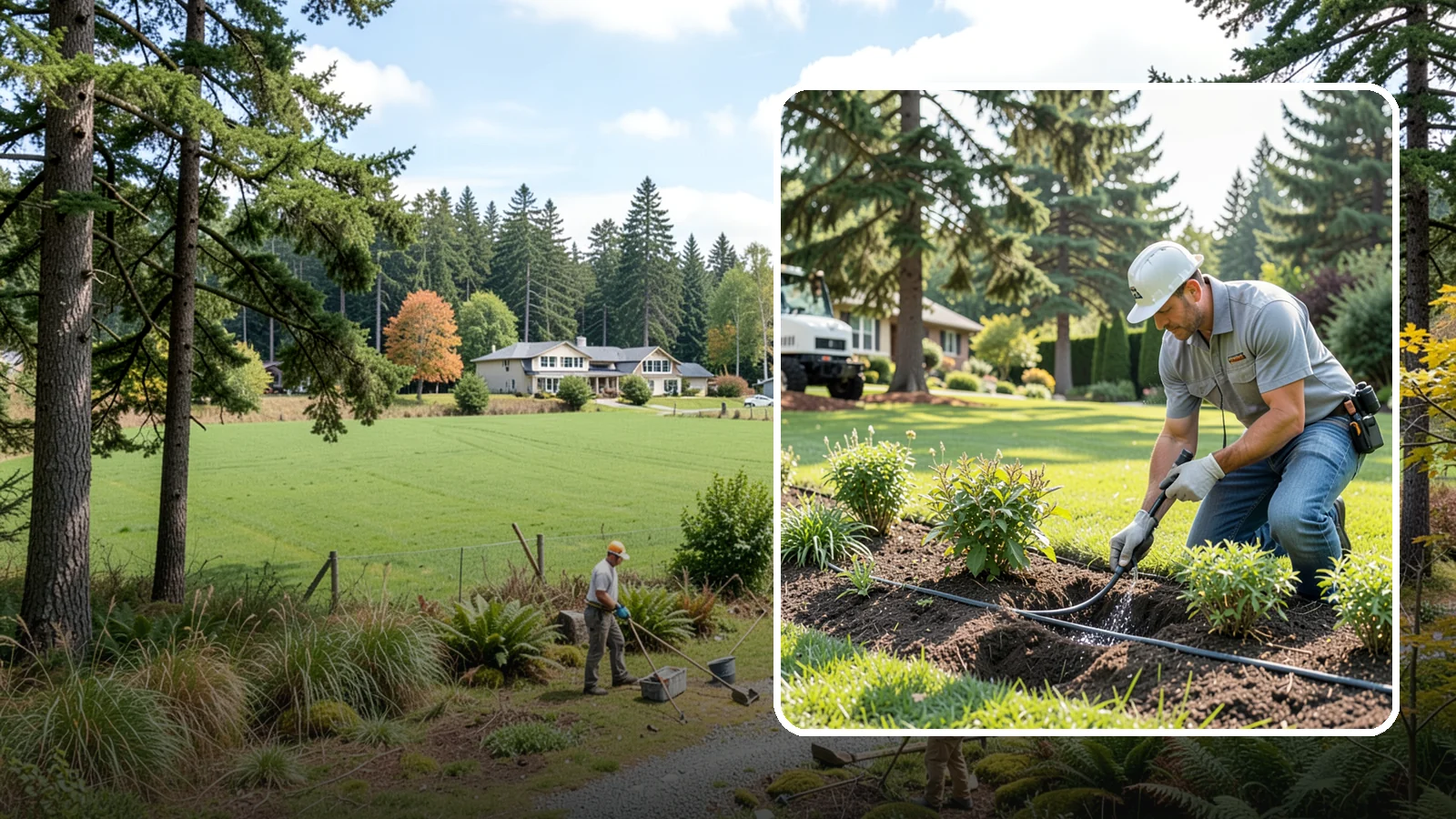 Drip Irrigation Repair in Lyman, Skagit County, WA - We repair clogged, cut, or leaking drip lines and emitters so your garden beds and shrubs get precise, water-efficient hydration.