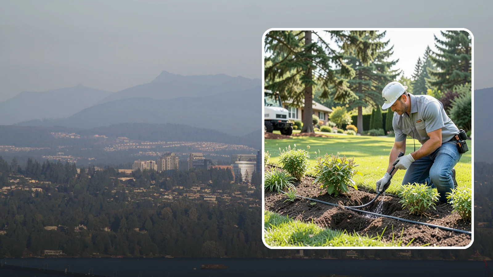 Drip Irrigation Repair in Medina, King County, WA - We repair clogged, cut, or leaking drip lines and emitters so your garden beds and shrubs get precise, water-efficient hydration.
