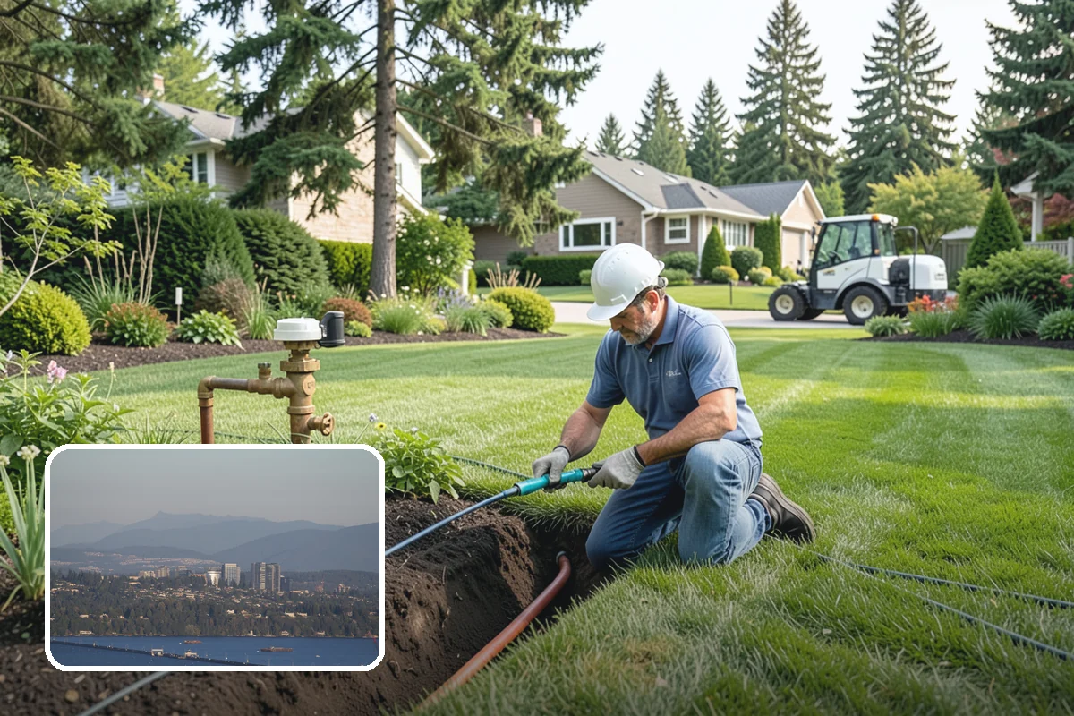 Drip Irrigation Repair in Medina, King County, WA - Precise, low-waste watering for beds and shrubs