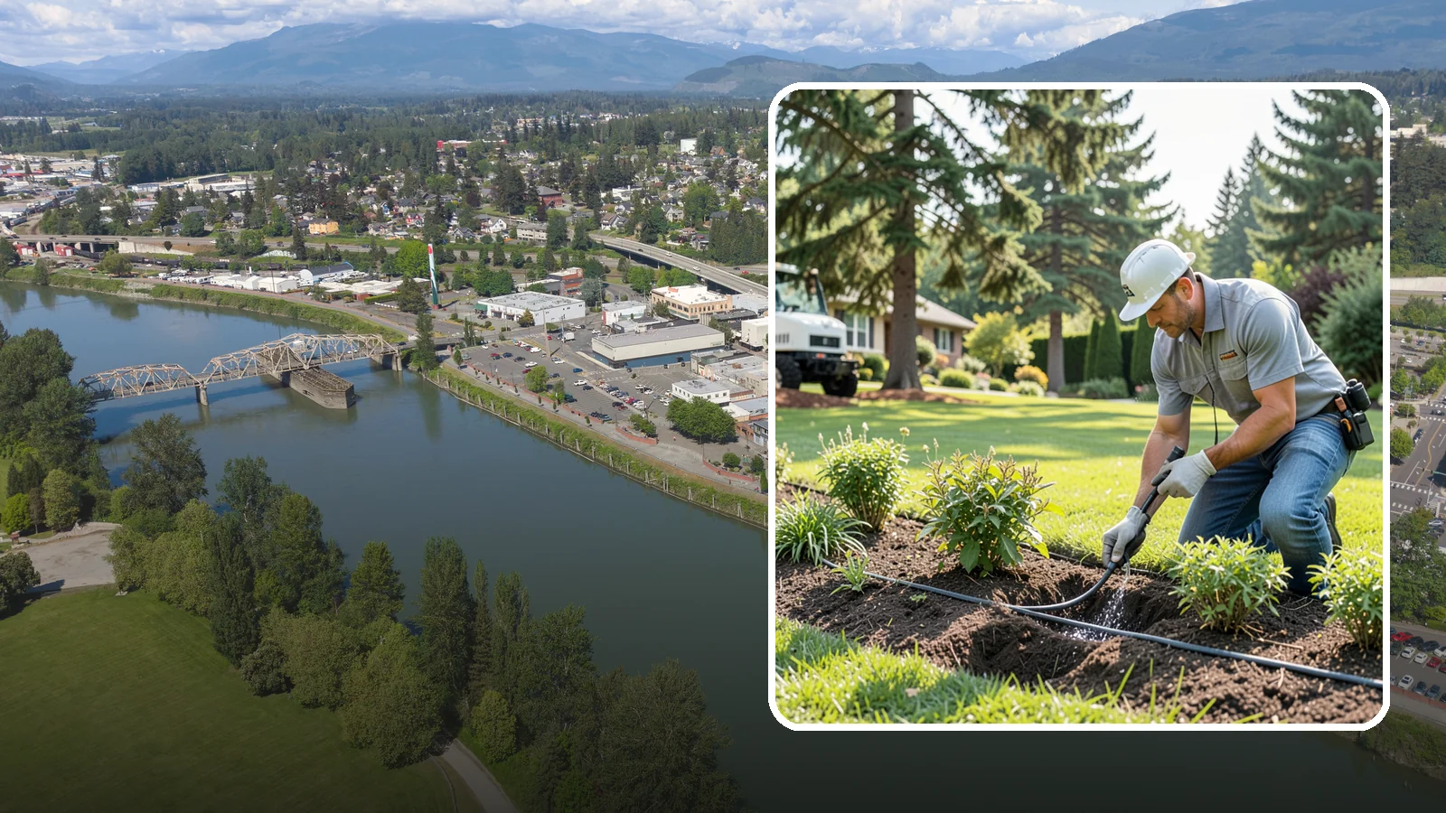 Drip Irrigation Repair in Mount Vernon, Skagit County, WA - We repair clogged, cut, or leaking drip lines and emitters so your garden beds and shrubs get precise, water-efficient hydration.