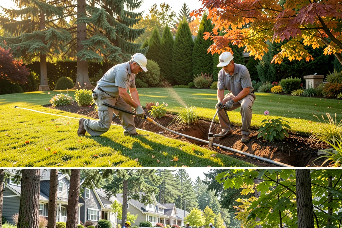 Drip Irrigation Repair in Normandy Park, King County, WA - Repair in spring as beds are planted and again mid-summer when dry weather exposes weak-flowing emitters.