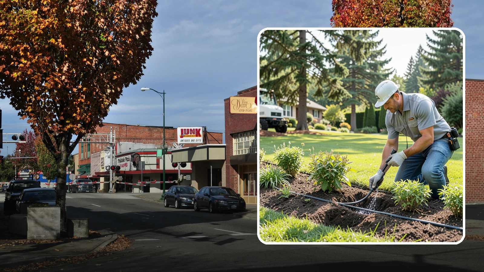 Drip Irrigation Repair in Puyallup, Pierce County, WA - We repair clogged, cut, or leaking drip lines and emitters so your garden beds and shrubs get precise, water-efficient hydration.