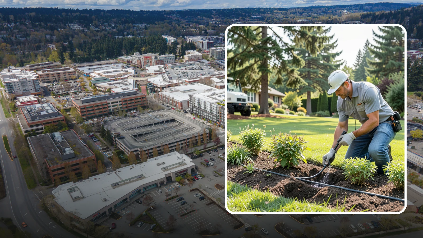 Drip Irrigation Repair in Redmond, King County, WA - We repair clogged, cut, or leaking drip lines and emitters so your garden beds and shrubs get precise, water-efficient hydration.