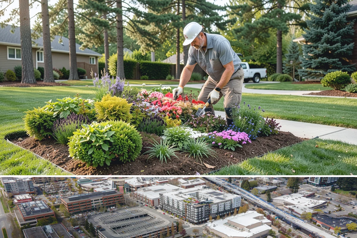 Drip Irrigation Repair in Redmond, King County, WA - Repair in spring as beds are planted and again mid-summer when dry weather exposes weak-flowing emitters.