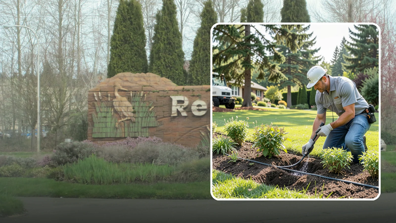 Drip Irrigation Repair in Renton, King County, WA - We repair clogged, cut, or leaking drip lines and emitters so your garden beds and shrubs get precise, water-efficient hydration.