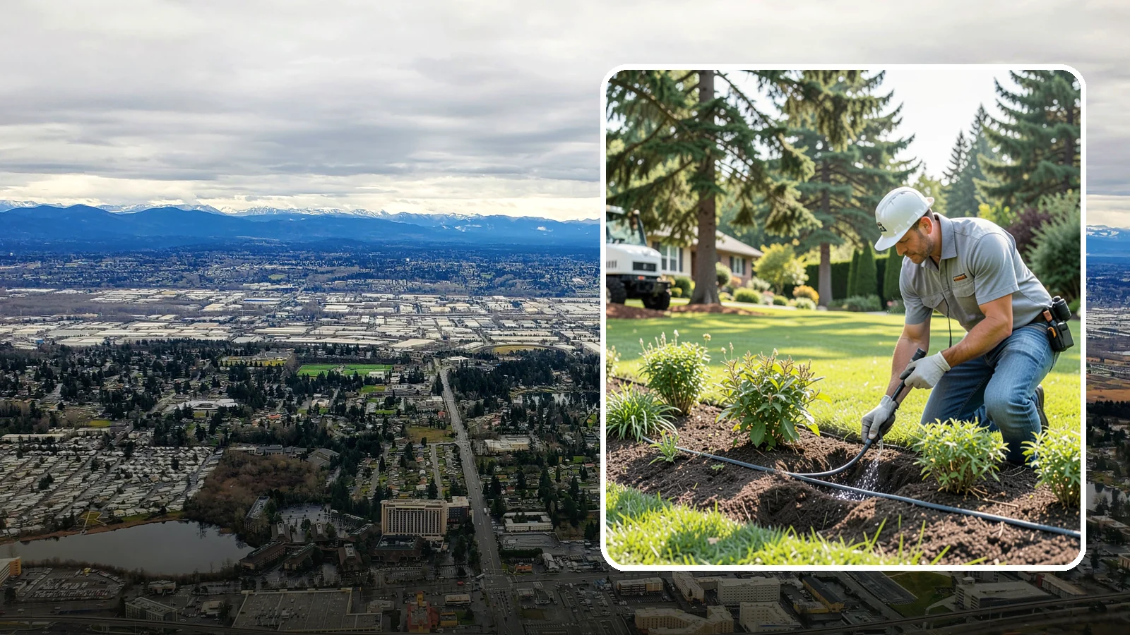 Drip Irrigation Repair in SeaTac, King County, WA - We repair clogged, cut, or leaking drip lines and emitters so your garden beds and shrubs get precise, water-efficient hydration.