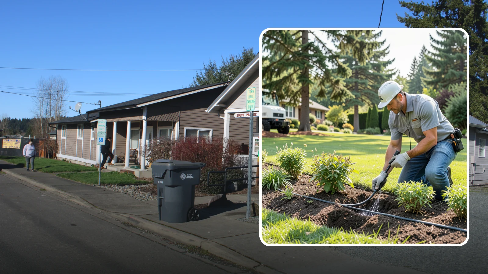 Drip Irrigation Repair in South Prairie, Pierce County, WA - We repair clogged, cut, or leaking drip lines and emitters so your garden beds and shrubs get precise, water-efficient hydration.