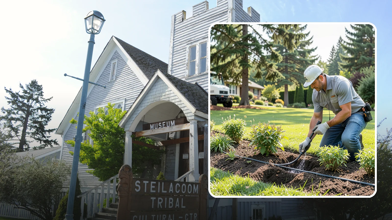 Drip Irrigation Repair in Steilacoom, Pierce County, WA - We repair clogged, cut, or leaking drip lines and emitters so your garden beds and shrubs get precise, water-efficient hydration.