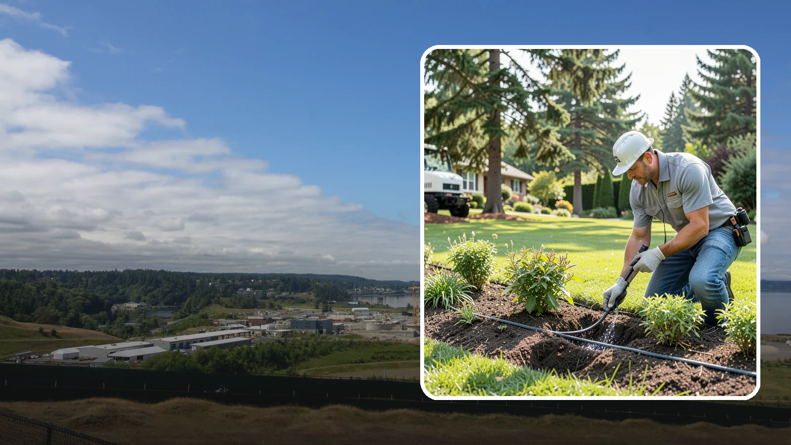 Drip Irrigation Repair in University Place, Pierce County, WA - We repair clogged, cut, or leaking drip lines and emitters so your garden beds and shrubs get precise, water-efficient hydration.