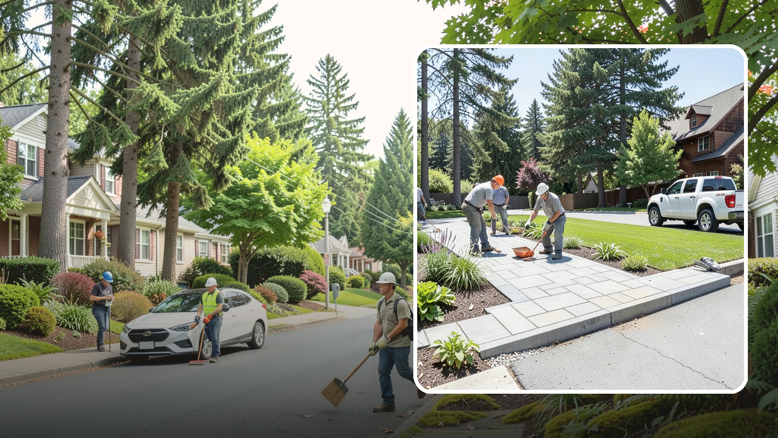 Driveway Apron Installation in Beaux Arts Village, King County, WA - The transition apron between street and driveway, built to code for a smooth, durable entrance.