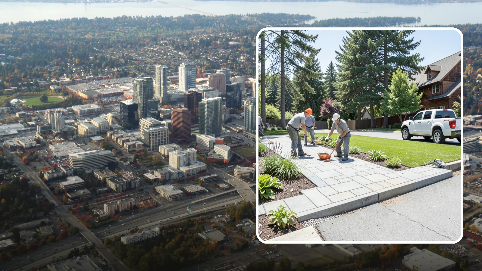 Driveway Apron Installation in Bellevue, King County, WA - The transition apron between street and driveway, built to code for a smooth, durable entrance.