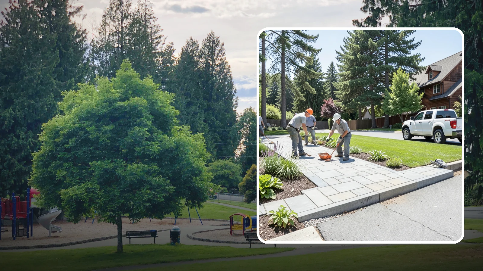 Driveway Apron Installation in Bonney Lake, Pierce County, WA - The transition apron between street and driveway, built to code for a smooth, durable entrance.