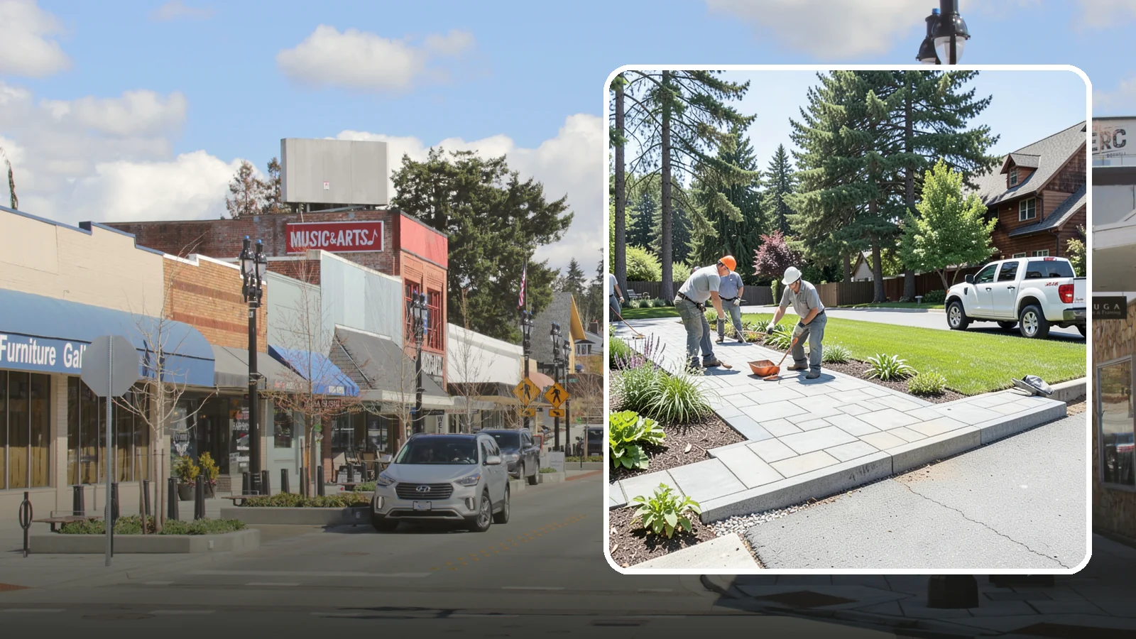 Driveway Apron Installation in Bothell, King County, WA - The transition apron between street and driveway, built to code for a smooth, durable entrance.