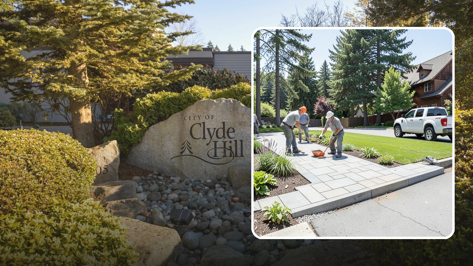 Driveway Apron Installation in Clyde Hill, King County, WA - The transition apron between street and driveway, built to code for a smooth, durable entrance.