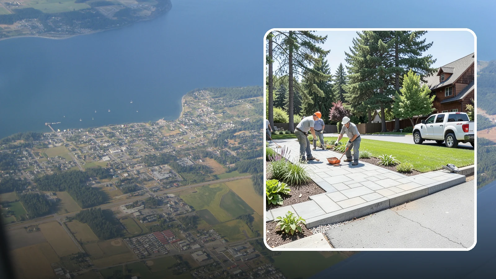 Driveway Apron Installation in Coupeville, Island County, WA - The transition apron between street and driveway, built to code for a smooth, durable entrance.