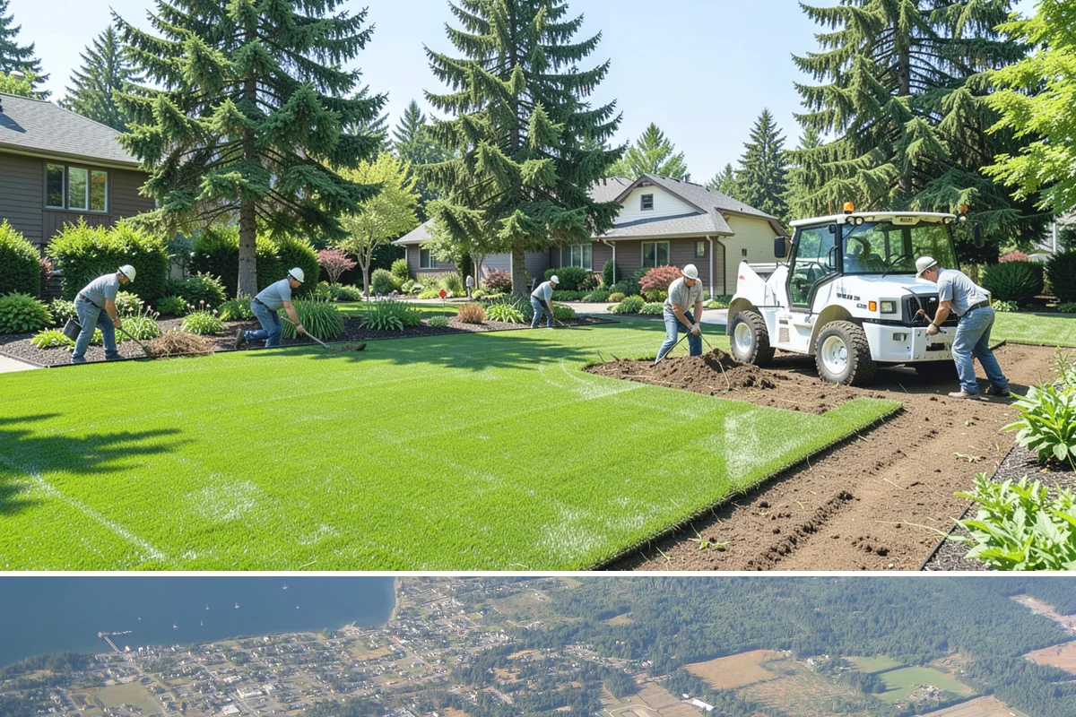 Driveway Apron Installation in Coupeville, Island County, WA - Best built spring through fall.