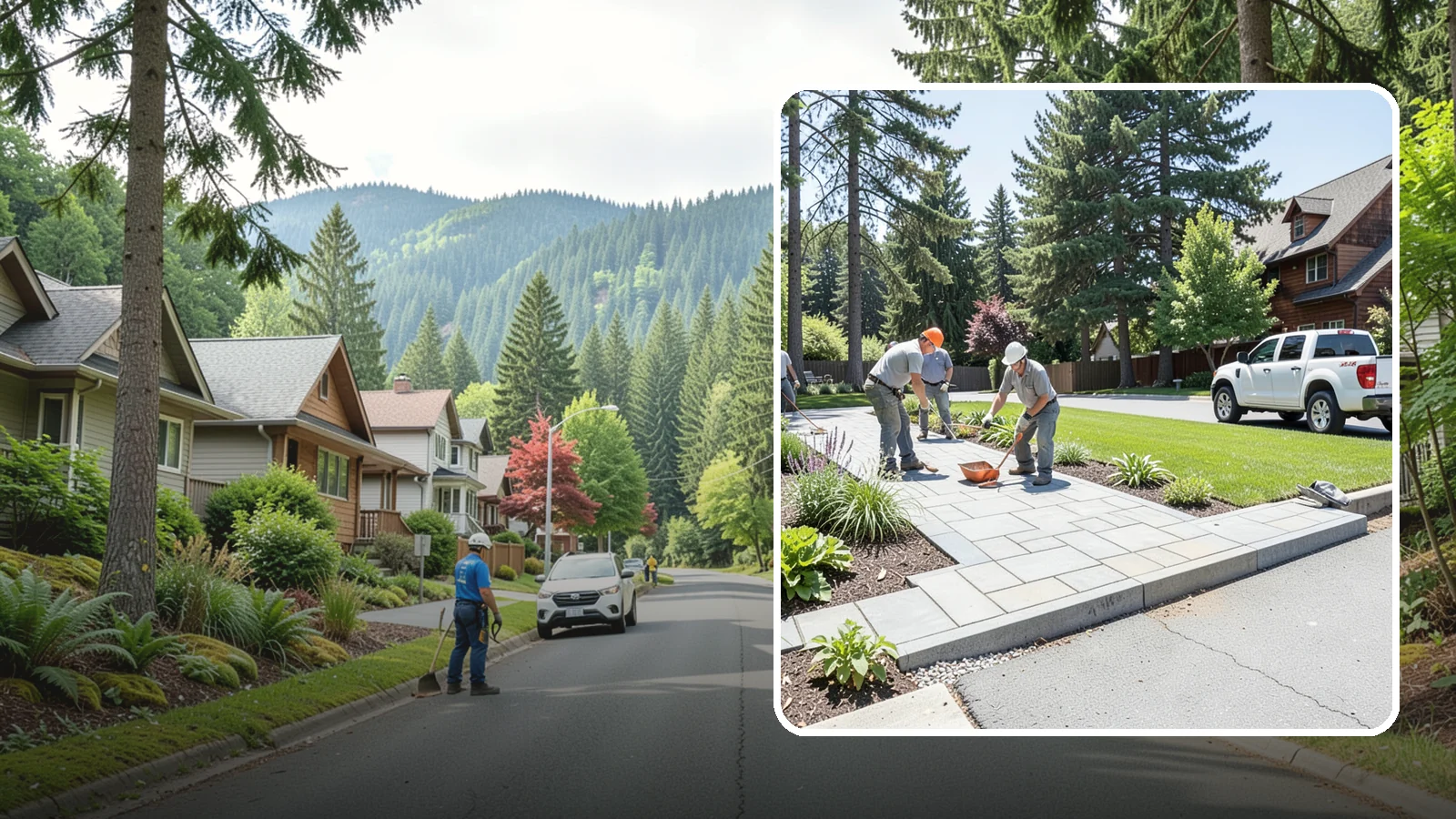Driveway Apron Installation in Darrington, Snohomish County, WA - The transition apron between street and driveway, built to code for a smooth, durable entrance.