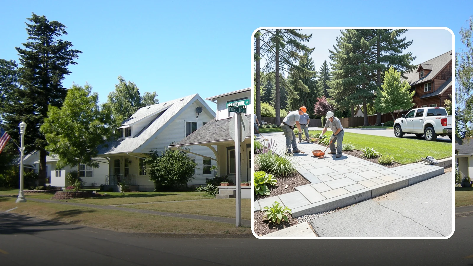 Driveway Apron Installation in DuPont, Pierce County, WA - The transition apron between street and driveway, built to code for a smooth, durable entrance.
